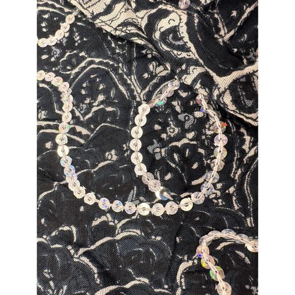 Junglee Billee Boho Patchwork Sequin Tassel Shorts NWT Festival Summer - Picture 5 of 6